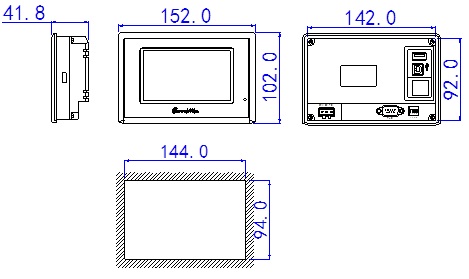 信捷-觸摸屏TG465-MT