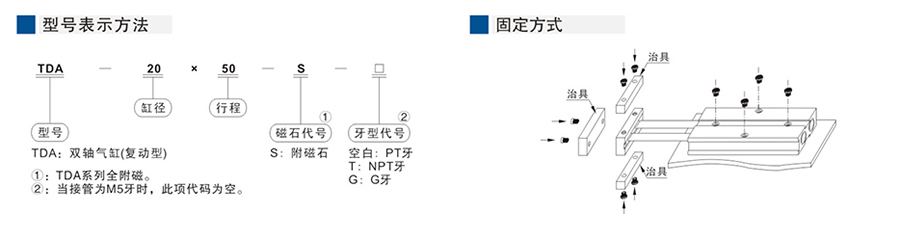 星辰氣缸-TDA系列