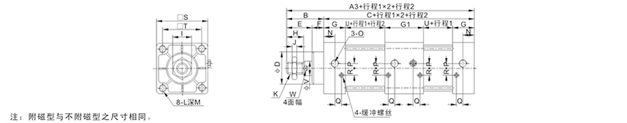 星辰氣缸-SCT系列