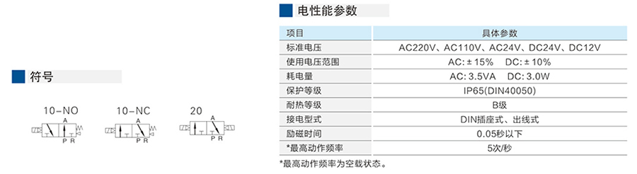 星辰電磁閥-(三口二位)3V300系列