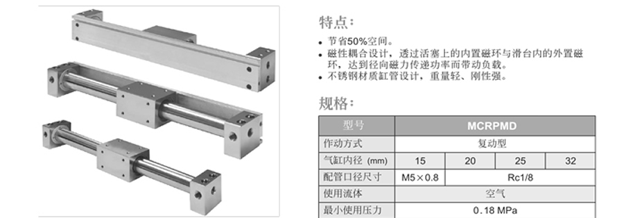 牧氣氣缸-MCRPMD系列